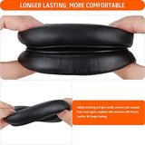 Replacement for Sony MDR 7506 Earpads Cushions, Noise Isolation Over Ear Headphone Pads Fit for Sony MDR V6/ MDR V7/ MDR-CD900ST, Soft Protein Leather Easy Installation (Black)