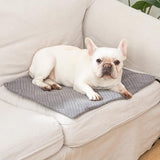 Pettycare Pet Heating Pad for Dog Cat, Electric Heating with Steel-Wrapped Cord, 25-Level Timer & 11-Level Temperature Indoor Warming Pads Easy Clean for Puppy Cat Dog M 18x18inch, Grey