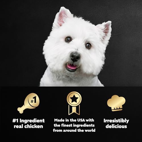 CESAR Adult Wet Dog Food Loaf & Topper in Sauce Rotisserie Chicken Flavor with Bacon & Cheese, 3.5 oz. Easy Peel Trays, Pack of 24