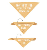 Best Friend Coming Soon Dog Bandana Pregnancy Announcement Creamy Oatmeal (X-Small)