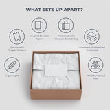 Over 800 Sheets of Blank Packing Paper in Bulk | Approx. 20 lb. Newsprint/Newspaper Moving Essentials and Supplies | Great for Wrapping Fragile Items, Other Materials, Accessories like Dishes, Glasses