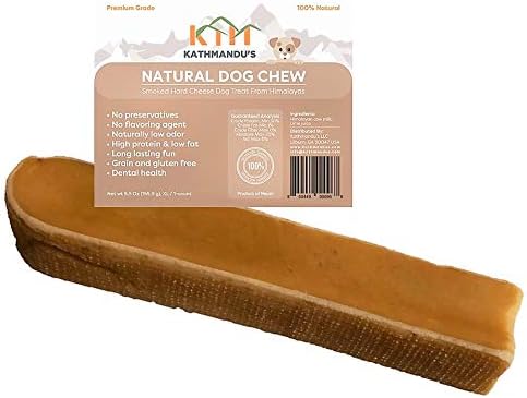 100% Natural Himalayan Yak Cheese for Dogs - XLarge (Pack of 1) - Sourced from Pristine Himalayan Foothill, Rawhide-Free, NO preservatives