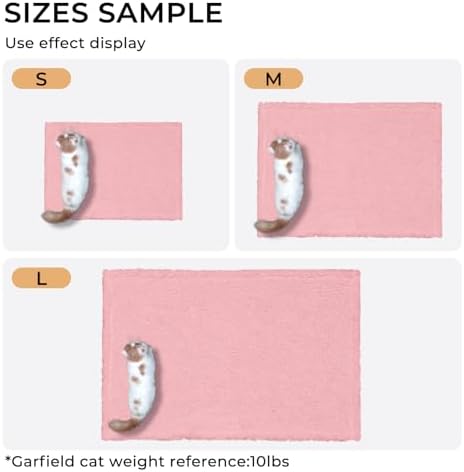 Luciphia Premium Fleece Pet Blanket for Small Medium Dogs Puppy Soft Sherpa Calming Cat Throw Blankets(Pink,57x40 inches)