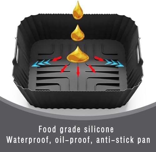 7pcs Air Fryer Accessories for Ninja Air Fryer Pro XL 6-in-1 - AF181 &AF141 6.5 QT Air Fryer, with brushes Clip Spatulas Baking trays Baking Needles Hand Clips,Recipes