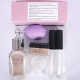 Yosca Body Glitter Spray, 30ML Loose Body Shimmer Powder Iridescent Hair Spray White Glitter Sparkle Highlighter Makeup Festival Concert Party Accessories for Rave Clothes Hair Face Nail Art