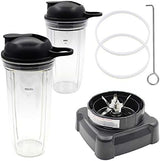 Replacement Parts New Blade with Cup and Lid Intended for Nutri Ninja Blender BL610