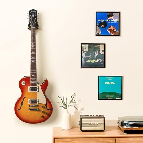 Adowes Guitar Wall Mount 1 Pack, Guitar Hanger Wall Mount Cast Iron, Guitar Holder for Wall, Guitar Accessories for Acoustic, Electric Guitar, Bass, Ukulele, Guitar Stand Wall, Men's Guitar Gifts