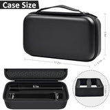Wireless Microphone Case Compatible with JBL Wireless Two Microphone/for JBL Partybox, Handheld Dual Mic Travel Storage Bag for Receiver, Batteries and Other Accessories - Black (Box Only)