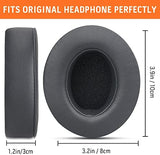 GVOEARS Replacement Ear Pads for Beats Studio 3, Ear Cushions for Beats Studio 2&Studio 3 Wired & Wireless Not Fit Beats Solo On-Ear Headphone with Stronger 3M Adhesive Tape Thicker Memory Foam(Grey)