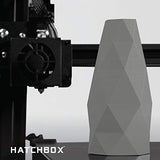 HATCHBOX ABS 3D Printer Filament, Dimensional Accuracy +/- 0.03 mm, 1 kg Spool, 1.75 mm, Gray