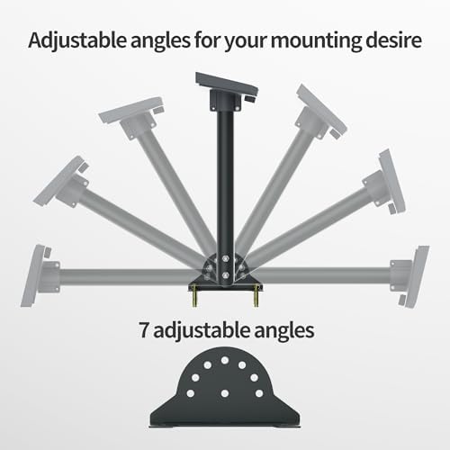 for Starlink Gen 3 Mount Kit Pivot Roof Mount for Starlink Gen 3, Adjustable Pole Mount 16" for V3 Standard Dish Kickstand Roof Wall Mounting, Starlink Accessories