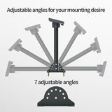 for Starlink Gen 3 Mount Kit Pivot Roof Mount for Starlink Gen 3, Adjustable Pole Mount 16" for V3 Standard Dish Kickstand Roof Wall Mounting, Starlink Accessories