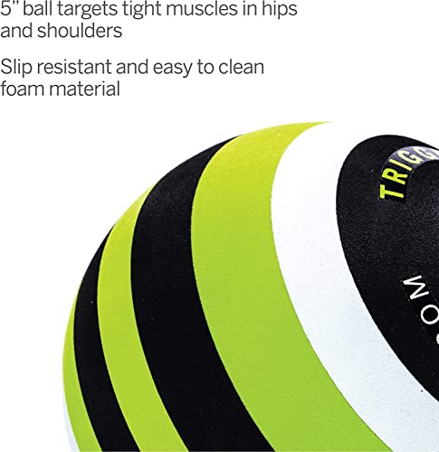 TriggerPoint Foam Massage Ball for Deep-Tissue Massage, MB5 (5-inch) -5"L x 5"W x 5"H