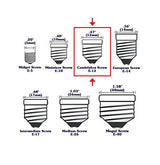 (25 Pack) 7 Watt 120V Candelabra Base Clear Night Light Bulb, 7C7