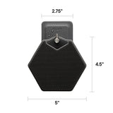 Tooletries - Body Scrubber & Hook - Premium Silicone Scrubber for Cleaning, Exfoliating and Invigorating Your Skin - Shower Accessories - Durable & Long Lasting Body Wash Scrubber for Men