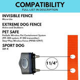 3/4" Nylon Replacement Collar - Shock Collar Replacement Collar, Fence Collar Replacement, Compatible with Pet Safe & Invisible Fence & Fits Most PetSafe Collars (3/4" Black)