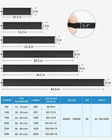 NICREW Full Spectrum Planted LED Aquarium Light, with Timer, for Freshwater Fish Tank, 48-60 Inch, 32 Watts
