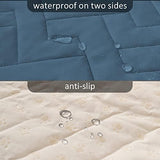 fuguitex Waterproof Dog Bed Cover Couch Cover for Pet Anti-Slip Cat Mat Pet Pad Blanket for Sofa Chair Recliner Bed Furniture Protrctor