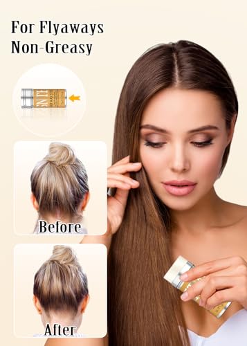 Slick Back Hair Brush Set: Hair Wax, Edge Brush, Rat Tail Comb, Bristle Brush, Hair Bun Accessories, Smoothing Brush for Women & Kids