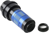Microscope Accessories Kit 0.7X-5.6X Continuously Zoom Monocular Lens Microscope Camera Microscope Slides (Color : 450X)