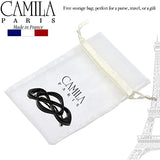 Camila Paris CP2437 French Hair Barrettes for Women Thick Hair, Hair Clip Black, Strong Hold Grip Barrette Hair Clips for Women, No Slip Styling Hair Accessories for Women, Made in France