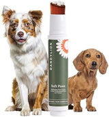 Dandylion Soft Paws | Paw Lotion with Brush | Dog Paw Balm Hydrating Alternative | Vet-Approved, Lick-Safe & Fragrance-Free | pH-Balanced for Itchy, Dry, Cracked Paws, Small & Large Dogs 0.6 fl oz