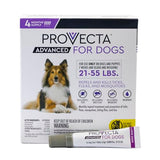Provecta® Advanced for Large Dogs (21–55 lbs) Flea and Tick Topical Treatment, 4-Month Supply