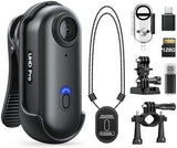Z10 2K Action Camera, 128GB Wearable Sports Camera with Waterproof Case, Magnetic Clip, and Quick-Mount Accessories, Small Body Camera for Cycling, Diving, Travel, and Outdoor Adventures