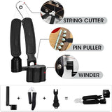 85PCS Guitar Accessories Kit, Include Acoustic Strings,Tuner,Capo,String Winder&Cutter,Picks,Bridge Pins,Nuts & Saddles,Finger Protector,Finger Picks,Fretboard Stickers for Guitar Players