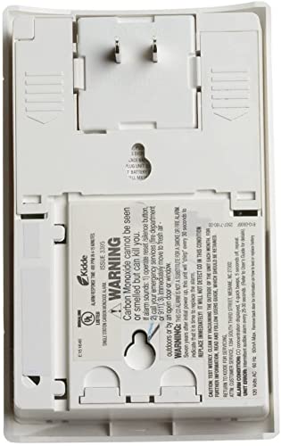 Kidde Carbon Monoxide Detector, Plug In Wall with 9-Volt Battery Backup, Digital LED Display, 2 Pack