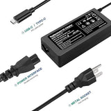 Chromebook Charger 45W Fast USB C Laptop Charger for HP Chrome Lenovo Yoga Thinkpad Acer Dell Latitude Asus Samsung Google Pixel Huawei Matebook Computer Replacement Fits Any Type C Tablets & Phones