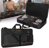 Carrying Bag Compatible with Pioneer DDJ RX/DDJ SX/DDJ SX2 / DDJ SX3 / Denon MC7000 / Numark NS6, DJ Controller Storage Bag with Foam Padding for DJ Cable or Other Accessories (L, Black)