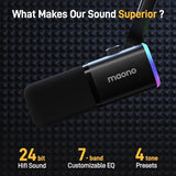 MAONO Dynamic Gaming Microphone: USB XLR Dynamic Computer Microphone with Software-RGB PC Mic for Gamer-Podcast Microphone Kit for Streaming Recording Studio YouTube Content Creation Online Chat