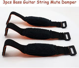 3pcs Bass Guitar String Mute Damper, Cotton Bass Guitar Fret Mute, Adjustable Guitar String Dampener, Bass Guitar Accessories