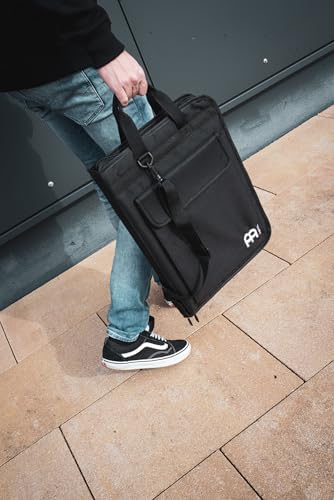 Meinl Cymbals Professional Drumstick Sling Bag with Extra Wide Shape and Body Strap — Includes Floor Tom Hooks — Also for Mallets, Brushes, Rods or Accessories (MSSB)