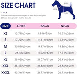 FUAMEY Dog Winter Coat - Jacket with Built-in Harness, Padded Vest for Cold Weather, Reflective Clothes for Small to Large Dogs, Green Plaid