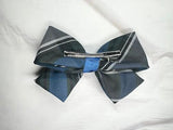 Plaid Hair Bow with Tail/Back to School Uniform Plaid Fabric/First day of School/Plaid Accessories/Alligator Clip/School Uniform Plaid (Plaid 62)