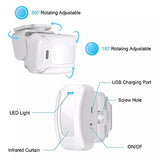 HENDUN Motion Sensor Door Bells Chime for Business, Commercial Music Doorbell, Retail Store Welcome Buzzer, Sleepwalker Elderly Toddler Safety Monitor, Pir Detector Alarm, Caregiver Reminder