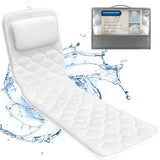 Full Body Bath Pillow, Spa Bath Pillows for Tub Neck and Back Support, Luxury Bath Tub Pillow with Laundry Bag, Bathtub Accessories for Women Relaxing