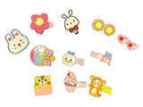 Hairpin Candy-colored kid's hair accessories, flower and fruit, rainbow hairpin set, girl cartoon animal cute hairpin,Package include 56pcs Hair Clips