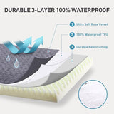 Dog Crate Bed Waterproof Dog Beds for Medium Dogs Rose Velvet Soft Fluffy Washable Dog Bed with Removable Cover & Anti-Slip Bottom, 29 x 18 Inch, Gray