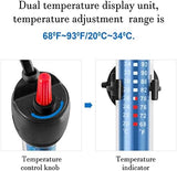 Hitop 25W/50W/100W/300W Adjustable Aquarium Heater, Submersible Glass Water Heater for 5 – 70 Gallon Fish Tank (100W)