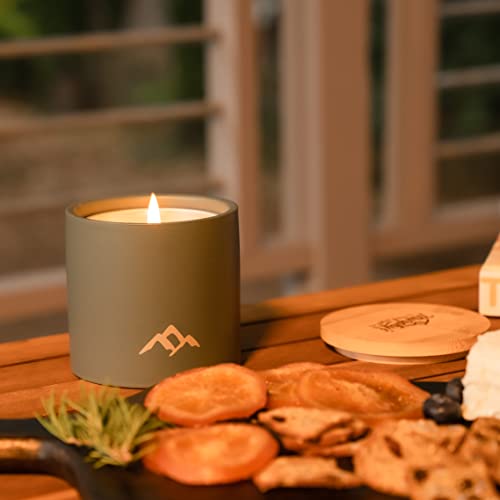 Murphy's Naturals Refillable Mosquito Repellent Candle | Green | DEET Free | Plant Based Essential Oils | Soywax, Beeswax Blend | One 9oz Candle Included