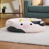 Squishmallows Original 24-Inch Connor The Cow Pet Bed - Medium-Sized Ultrasoft Official Jazwares Plush Pet Bed