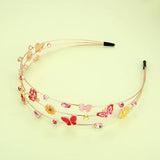 mokkia Jeweled Rhinestone Butterfly Headband for Women - Spring & Summer Hair Accessories, Holiday Gifts (Butterfly A)