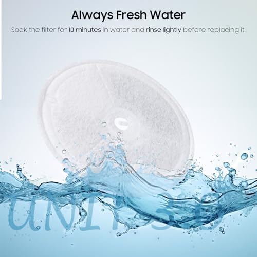16 PCS Upgraded Filter Unit 3.0 Pet Cat Water Fountain Filters Fit For E versweet Solo 2/Solo SE, E versweet 3 Pro/2S/3, Including Replacement Filters and Replaced Foam Pump Filter (16 pcs)