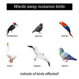 Woodpecker Bird Scare Devices，Reflective Scare Rods Control Device to Keep Birds Away from Patio Pool（Christmas Reflective Strip Hanging Home as Decoration） (12pcs)