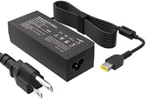 65W Laptop Charger Replacement for Lenovo Laptop Thinkpad Computer AC Power Adapter - Square Yellow Tip
