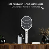 Himalayan Glow Bug Zapper, Electric Fly Swatter Rechargeable Racket, Mosquito Repellent 3,000 Volt, USB Charging Cable Best Use for Indoor & Outdoor - 2 PCS