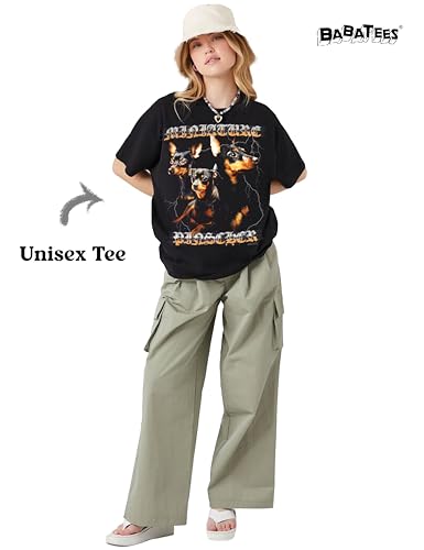 Alpha Dog Lovers Graphic Tee - Funny Dog Dad & Mom Designs, Heavy Metal Graphics (US, 3X-Large, Regular, Mini Pinscher C2)